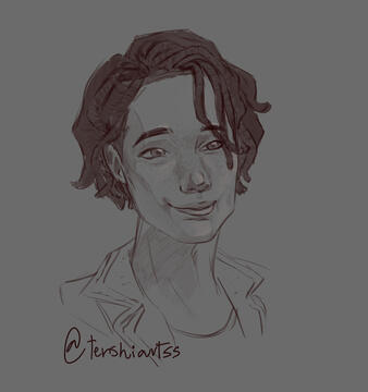 €15 (clean sketch bust + extra shade)