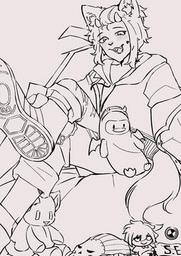 €20 (clean sketch fullbody)