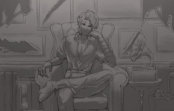 €30 (clean sketch fullbody + extra shade + complex bg)